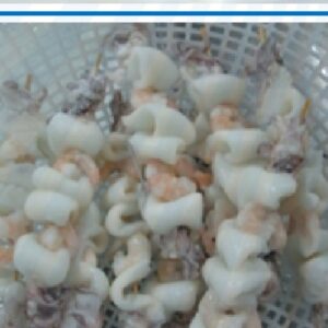 Frozen Seafood Mix of Skewer