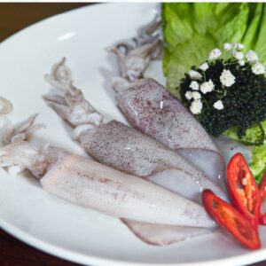 Frozen Whole Cleaned Squid IQF